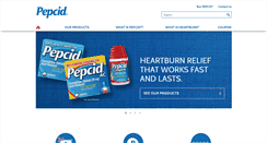 Desktop Screenshot of pepcid.com