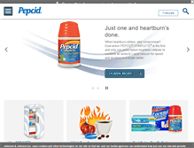 Tablet Screenshot of pepcid.ca